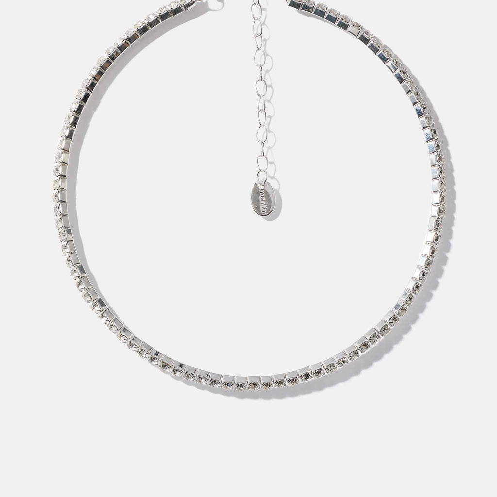 Red Carpet strasshalsband - Choker, 32+7cm